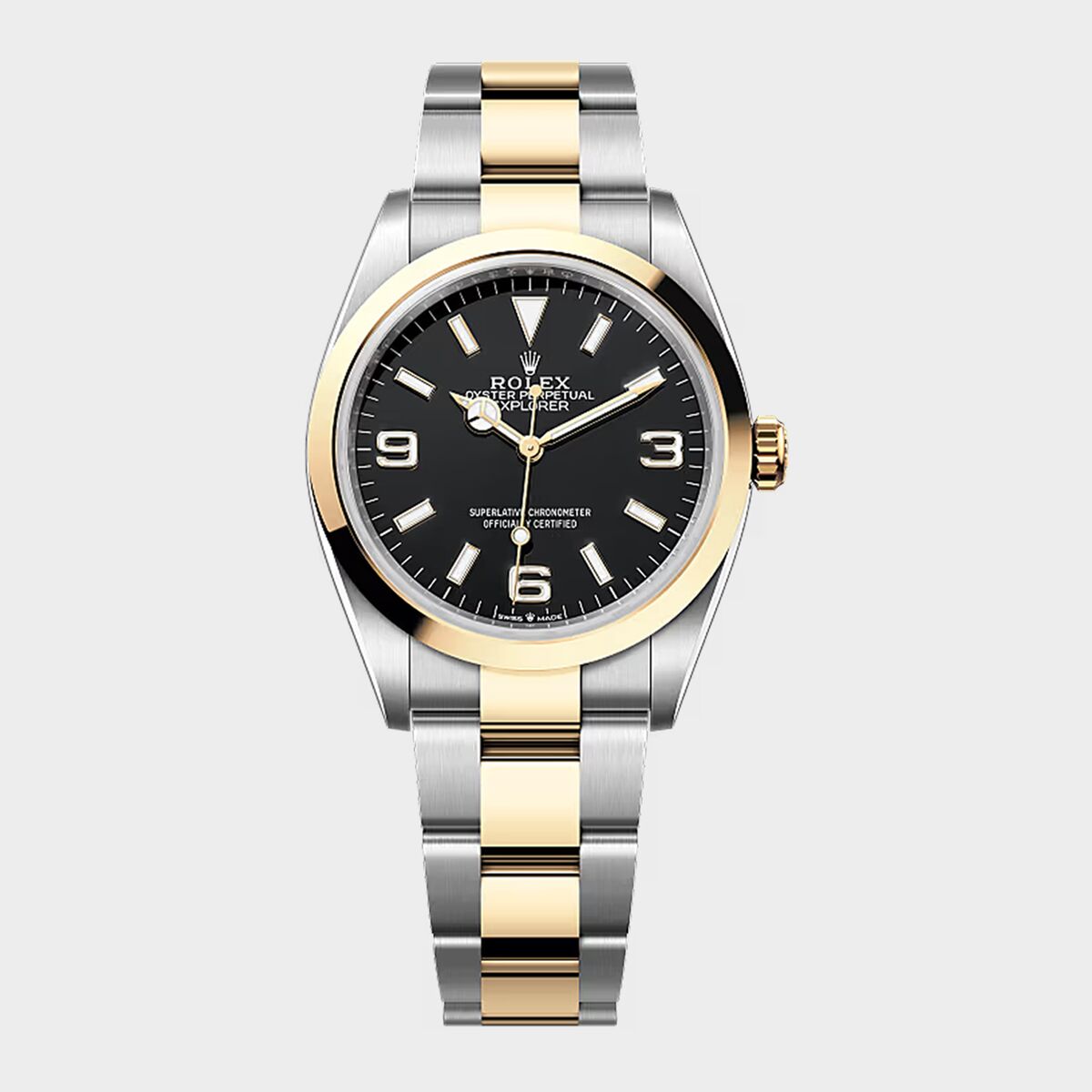 Rolex Explorer 36 acier et or jaune