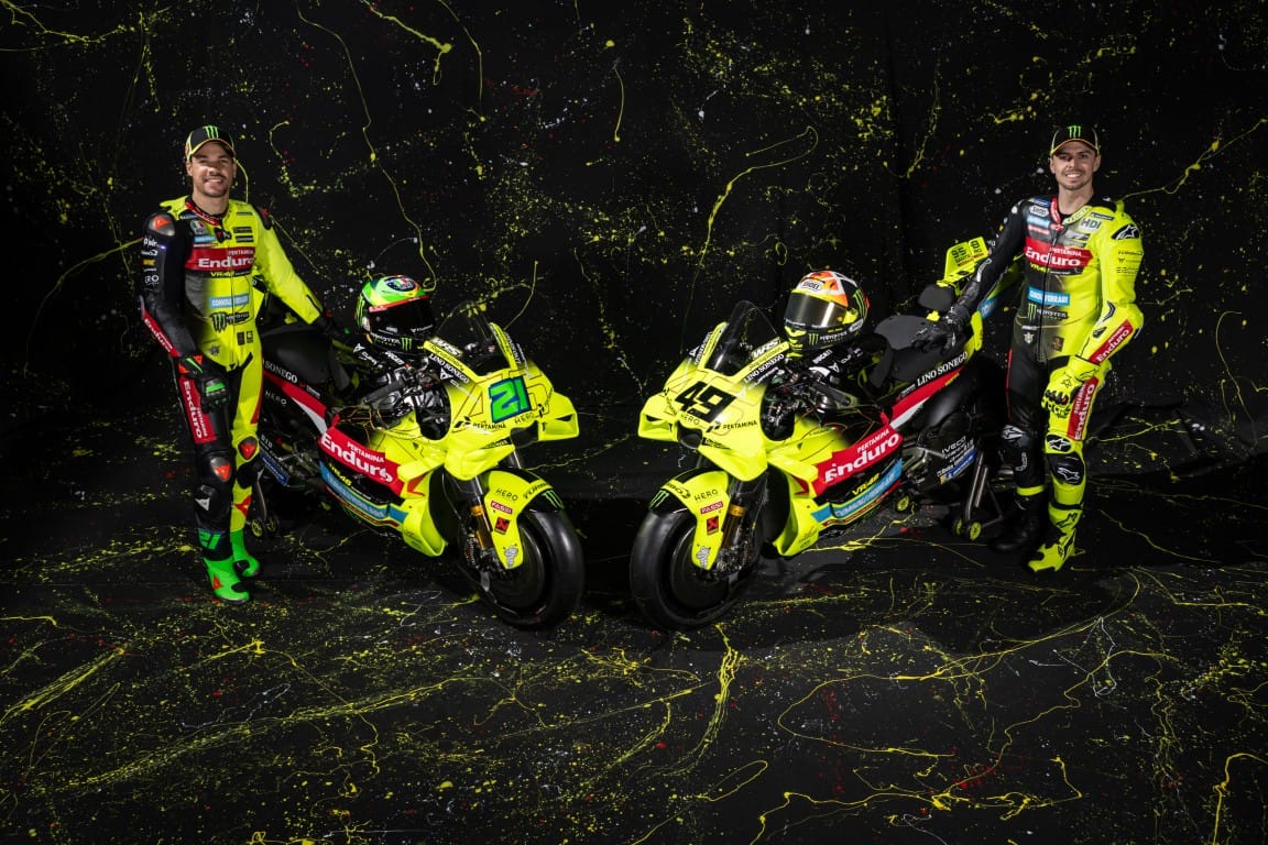 Détails de la livrée VR46 Ducati MotoGP 2026