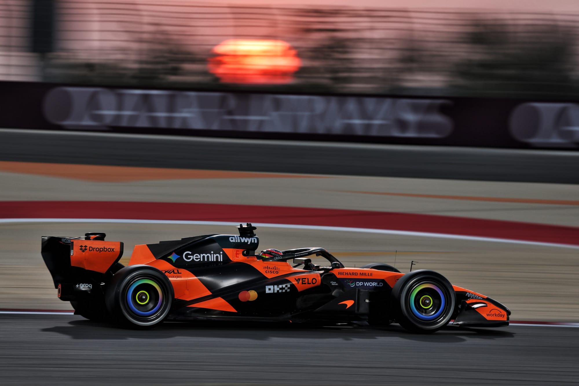 Livrée McLaren F1 2026 en piste