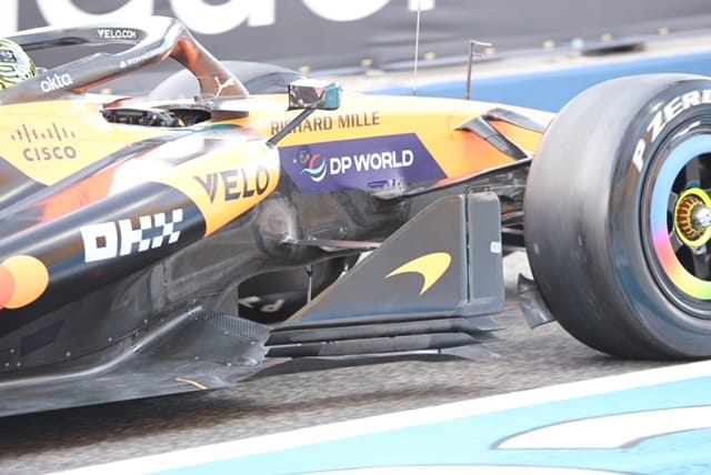 Floorboards (bargeboards) : approche McLaren (F1 2026)