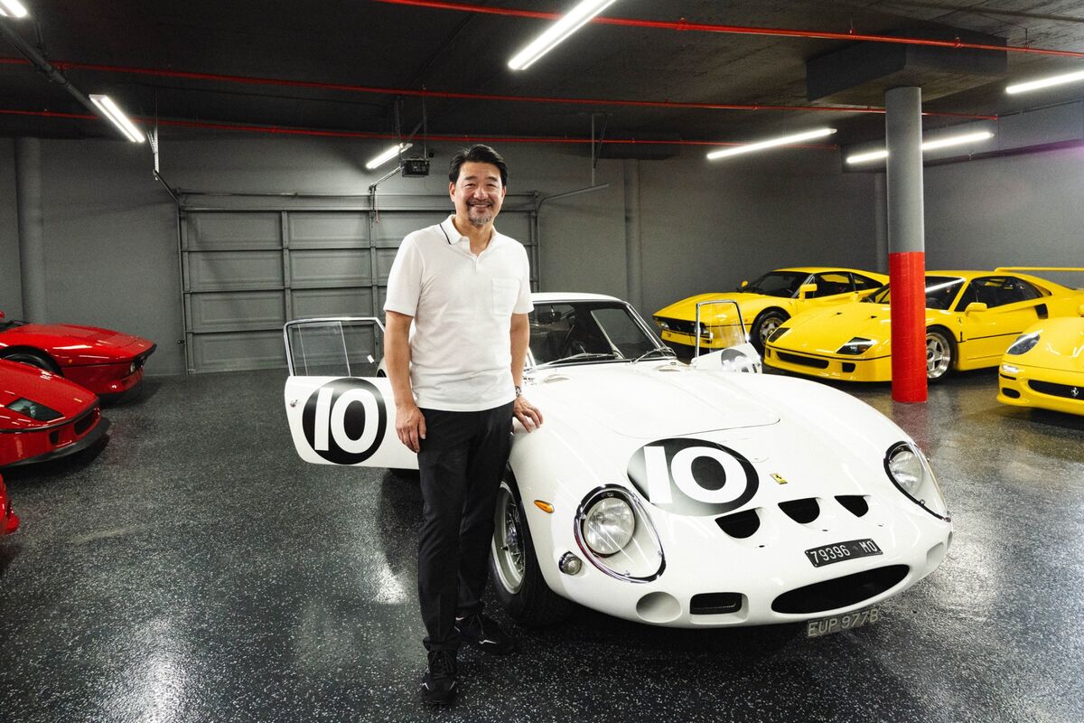 David Lee avec sa Ferrari 250 GTO