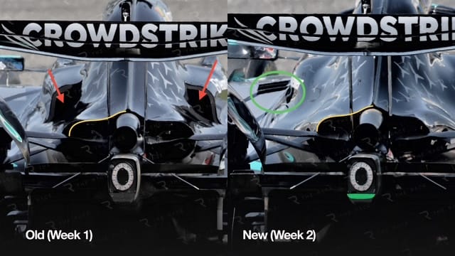 Détail du capot moteur : suppression de sorties latérales et réduction de la sortie arrière