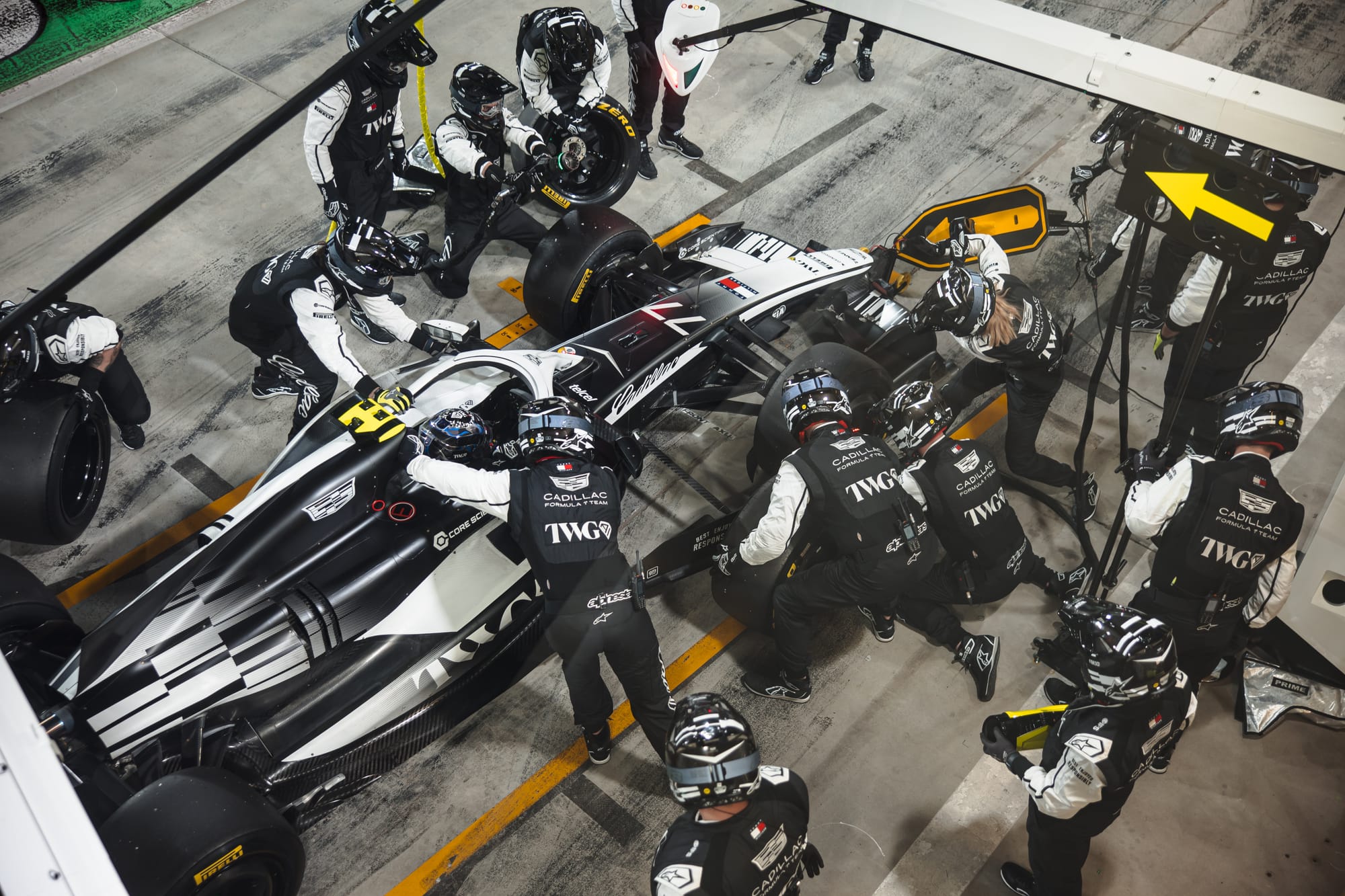 Cadillac lors de sa première pré-saison en F1 (2026)