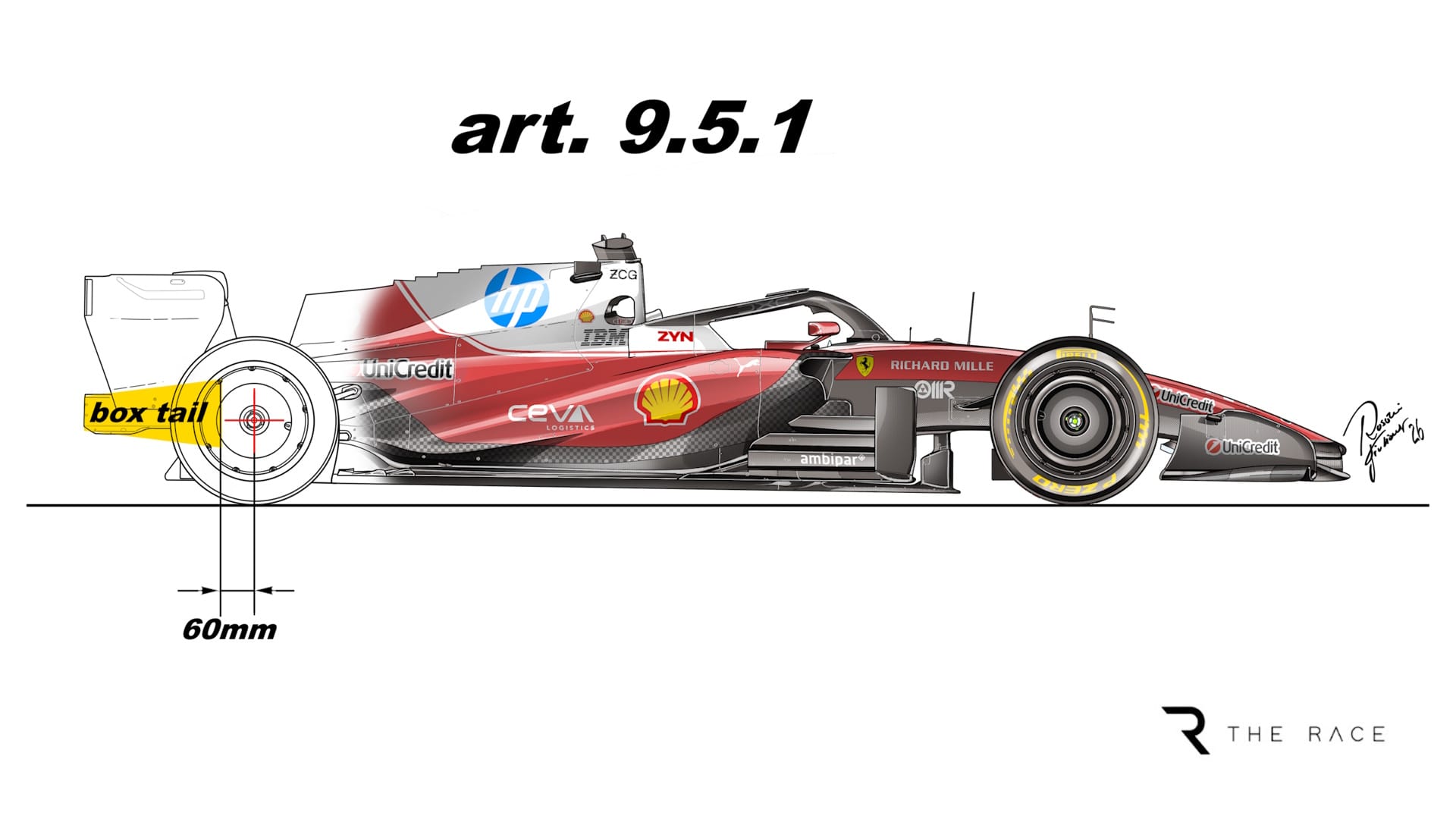 Position du différentiel et contraintes d’implantation sur la Ferrari SF-26