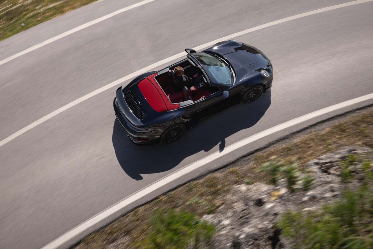 Banquette arrière de la Turbo S Cabriolet