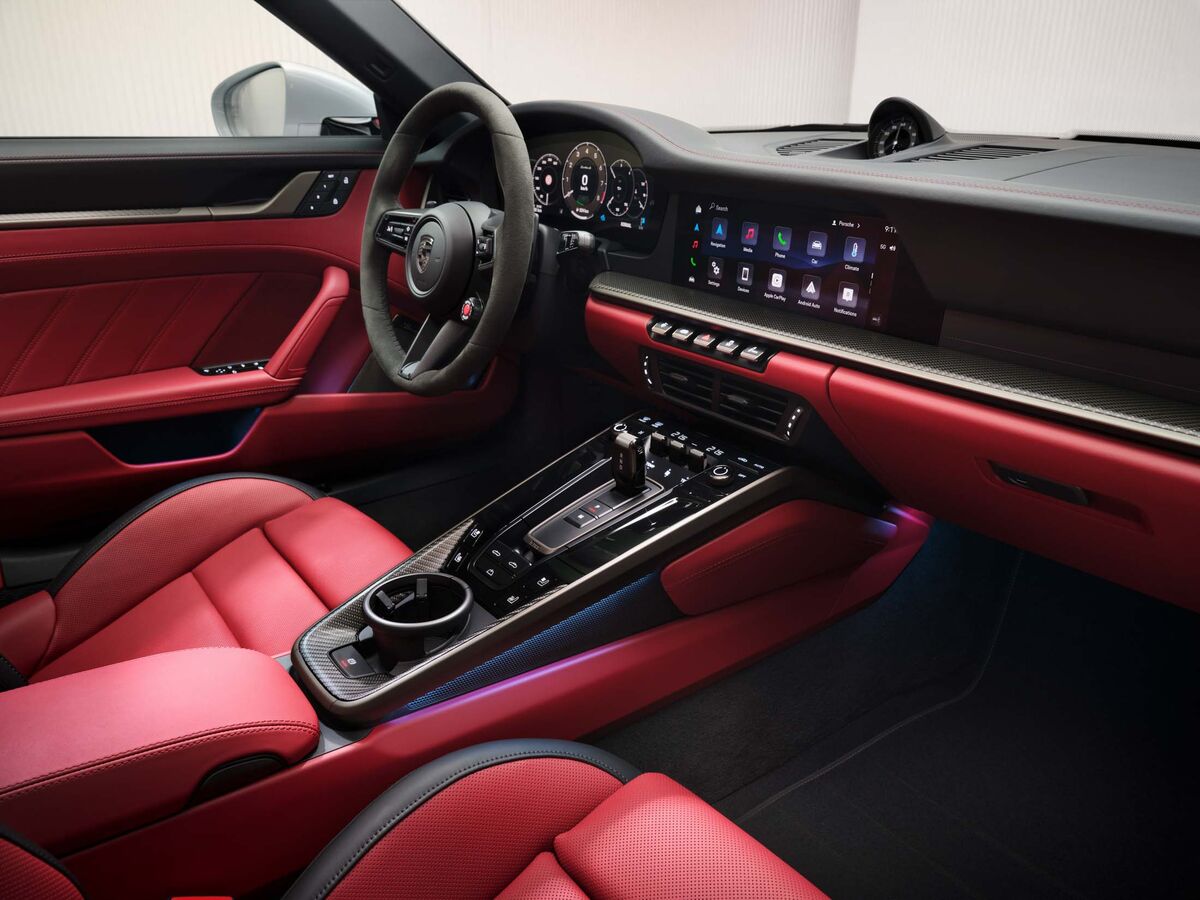 Intérieur de la Porsche 911 Turbo S