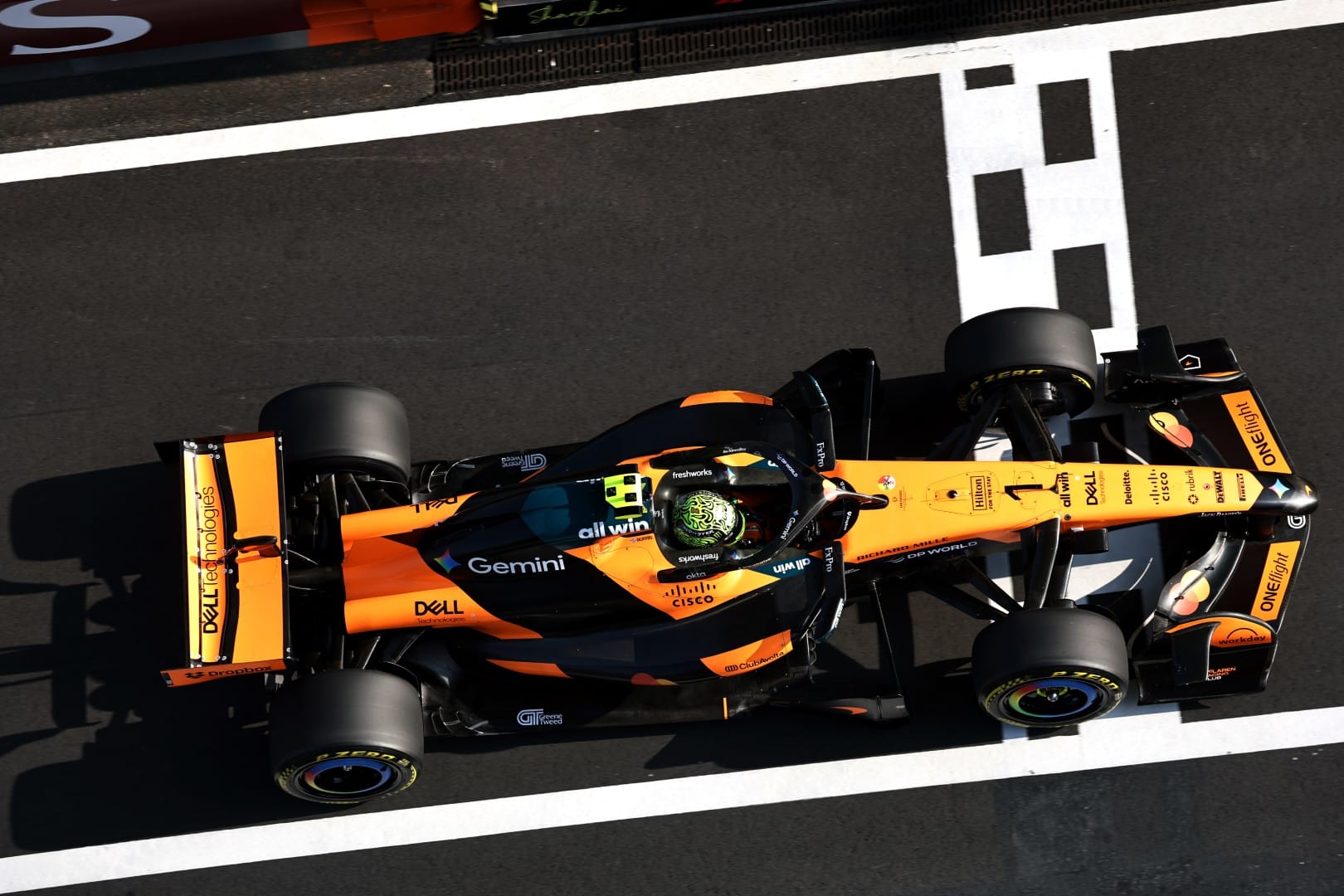 McLaren lors des qualifications sprint du GP de Chine de F1