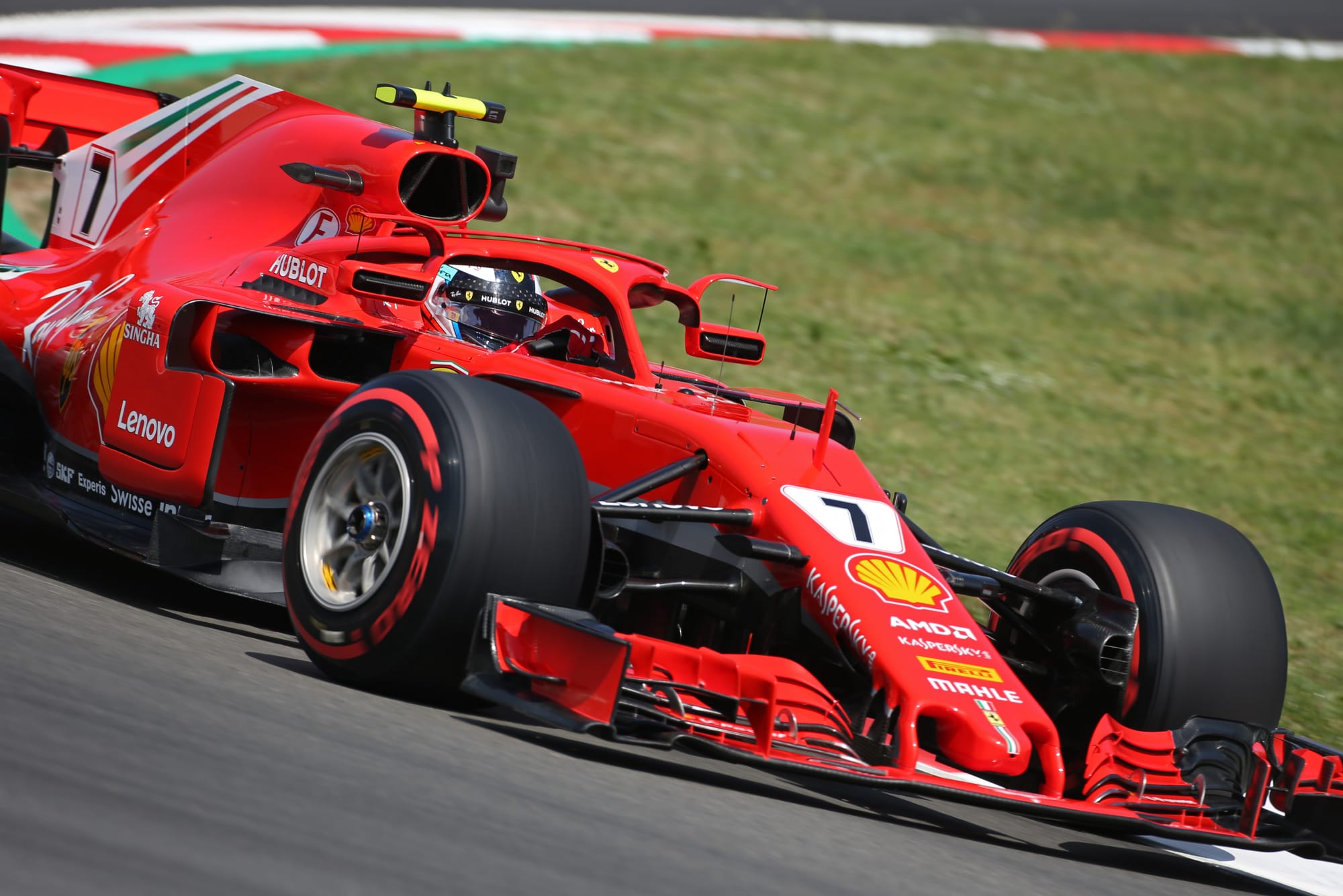 Un précédent dispositif aérodynamique de Ferrari lié au halo en 2018