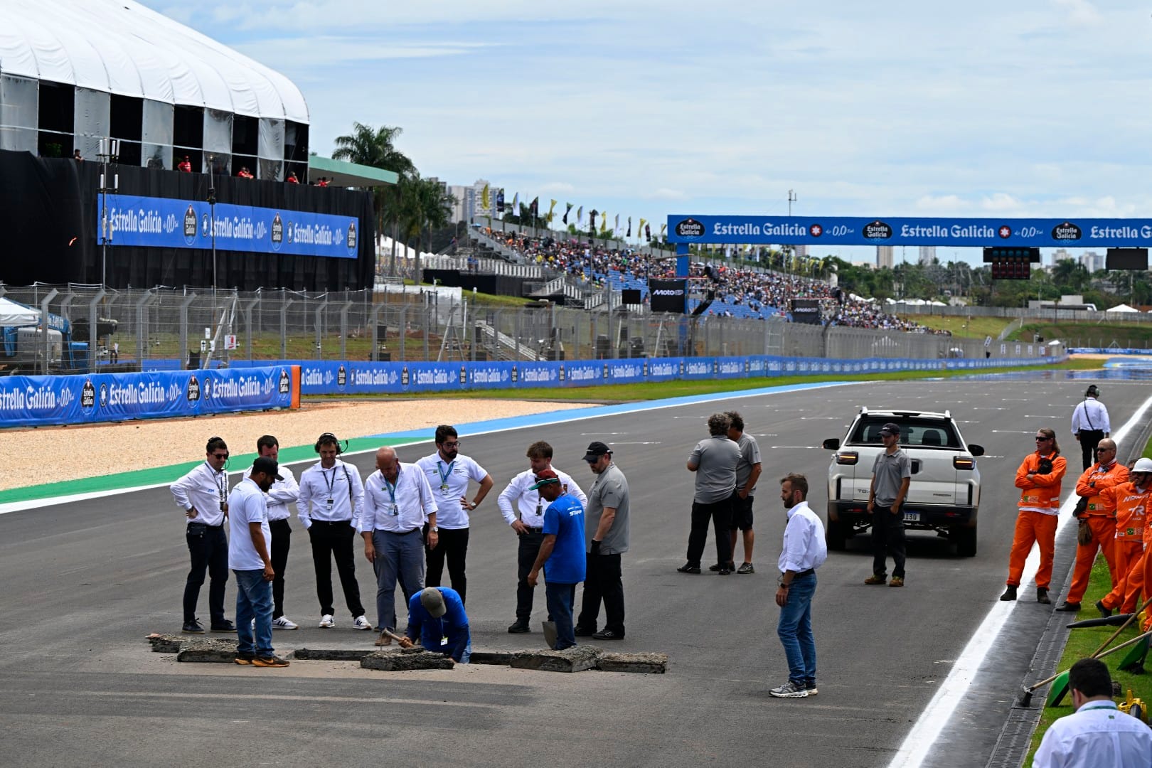 Affaissement sur le circuit de Goiania : le week-end MotoGP sous pression
