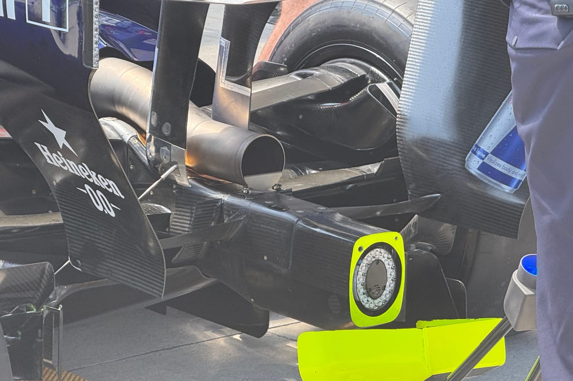 Red Bull : une plaque de recouvrement plus grande pour orienter le flux vers le haut