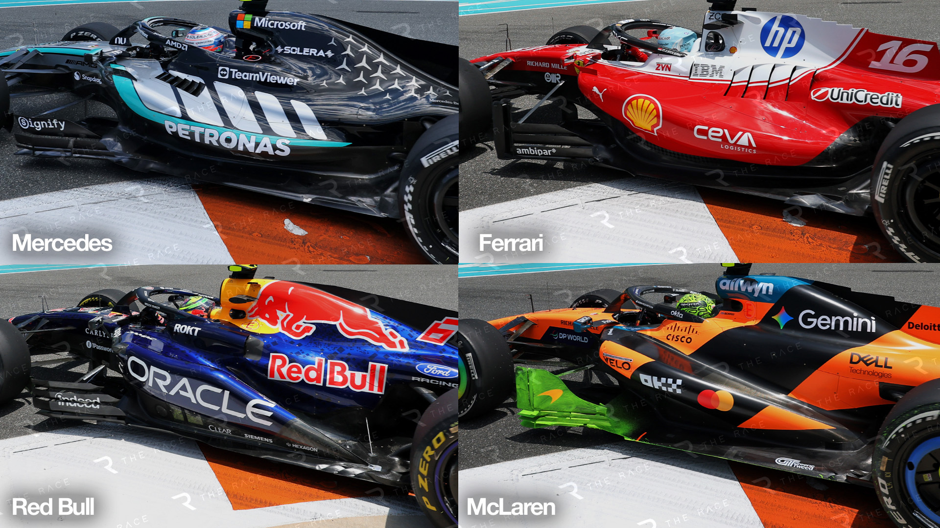 Schéma du concept inhabituel de Red Bull au niveau des pontons