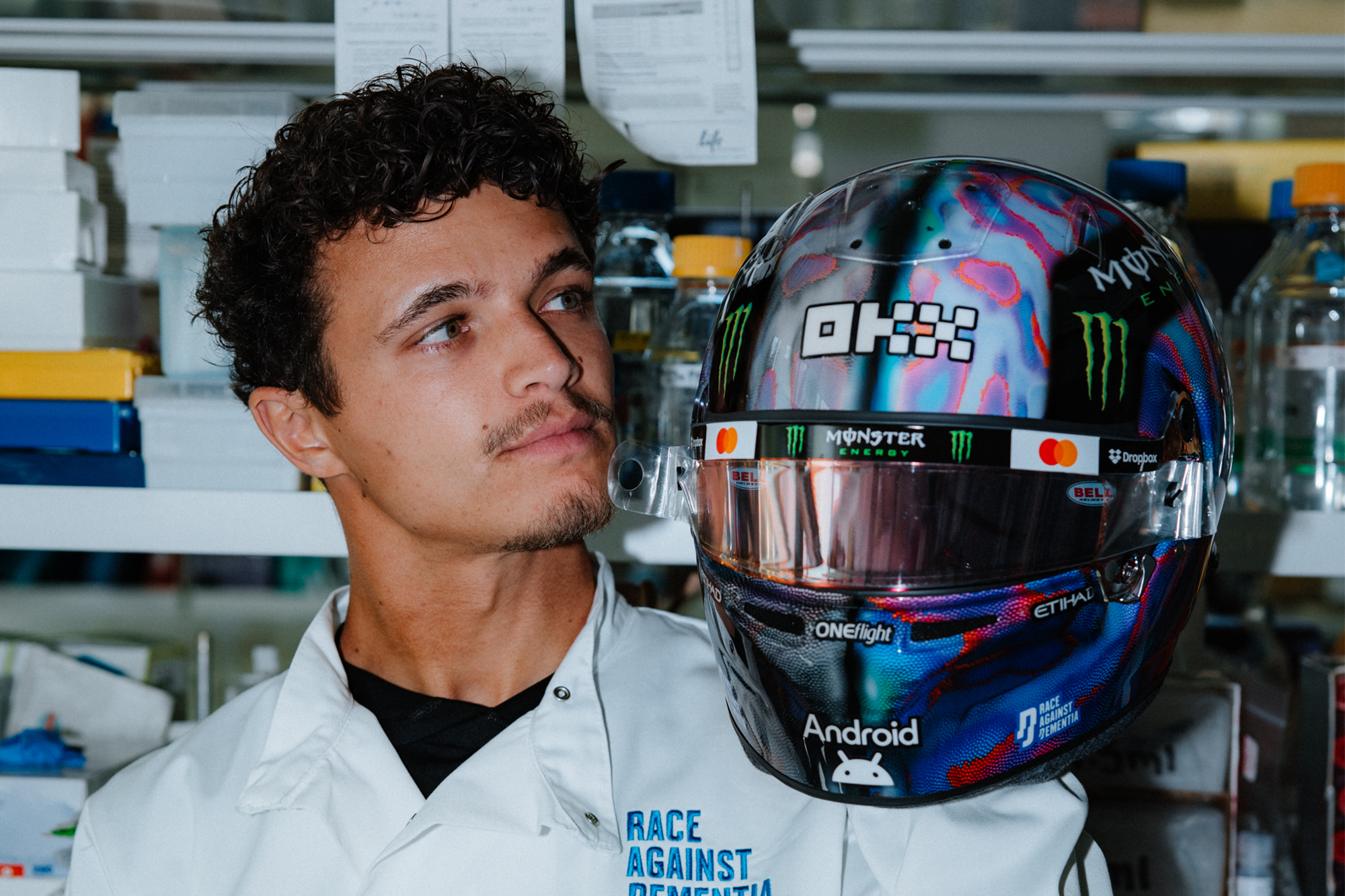 Le casque unique de Lando Norris au GP du Canada pour soutenir la lutte contre la démence