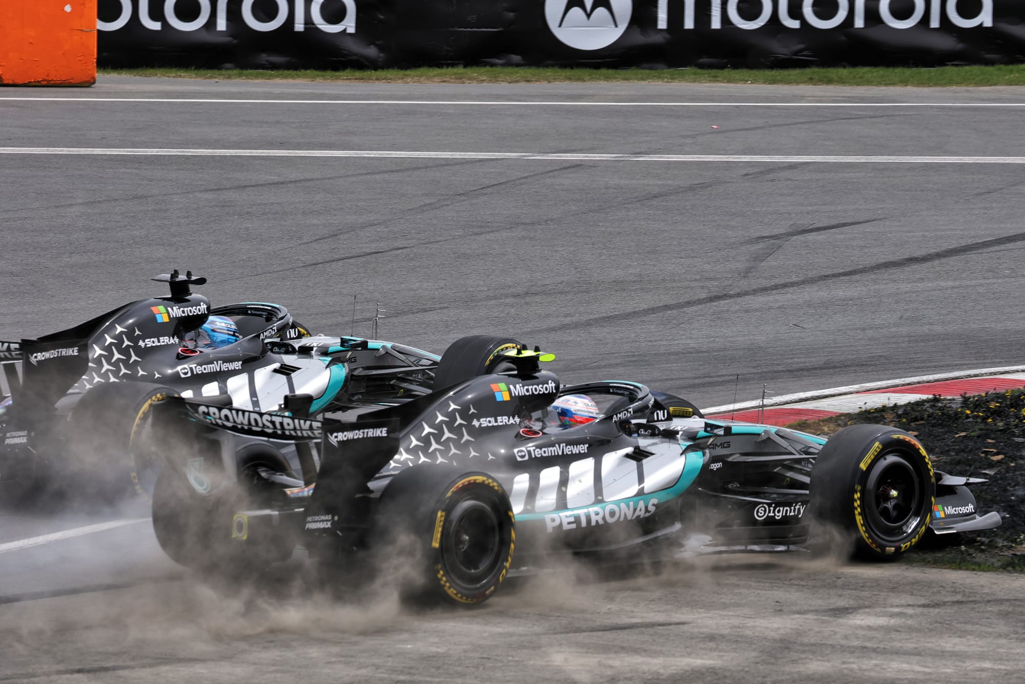 Russell-Antonelli : l’étincelle qui tend l’atmosphère chez Mercedes au sprint du Canada