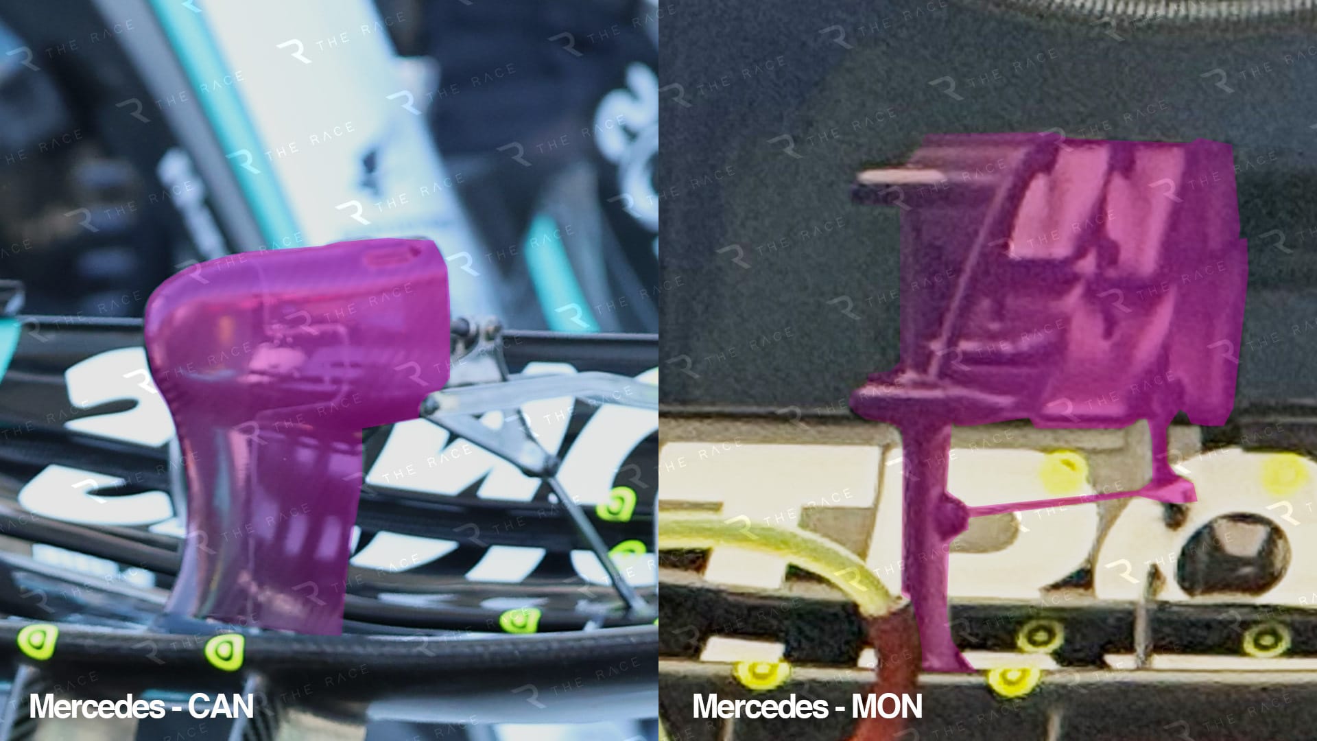 Mercedes et Red Bull introduisent des winglets radicaux à Monaco