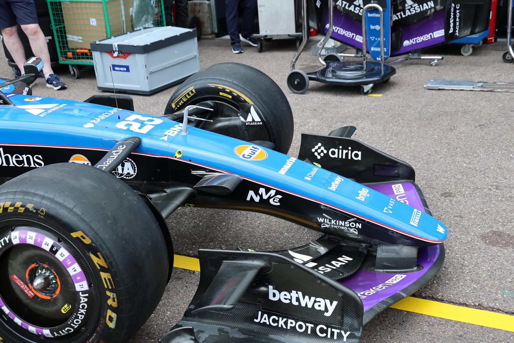 Livrée spéciale Williams au Grand Prix de Monaco 2026