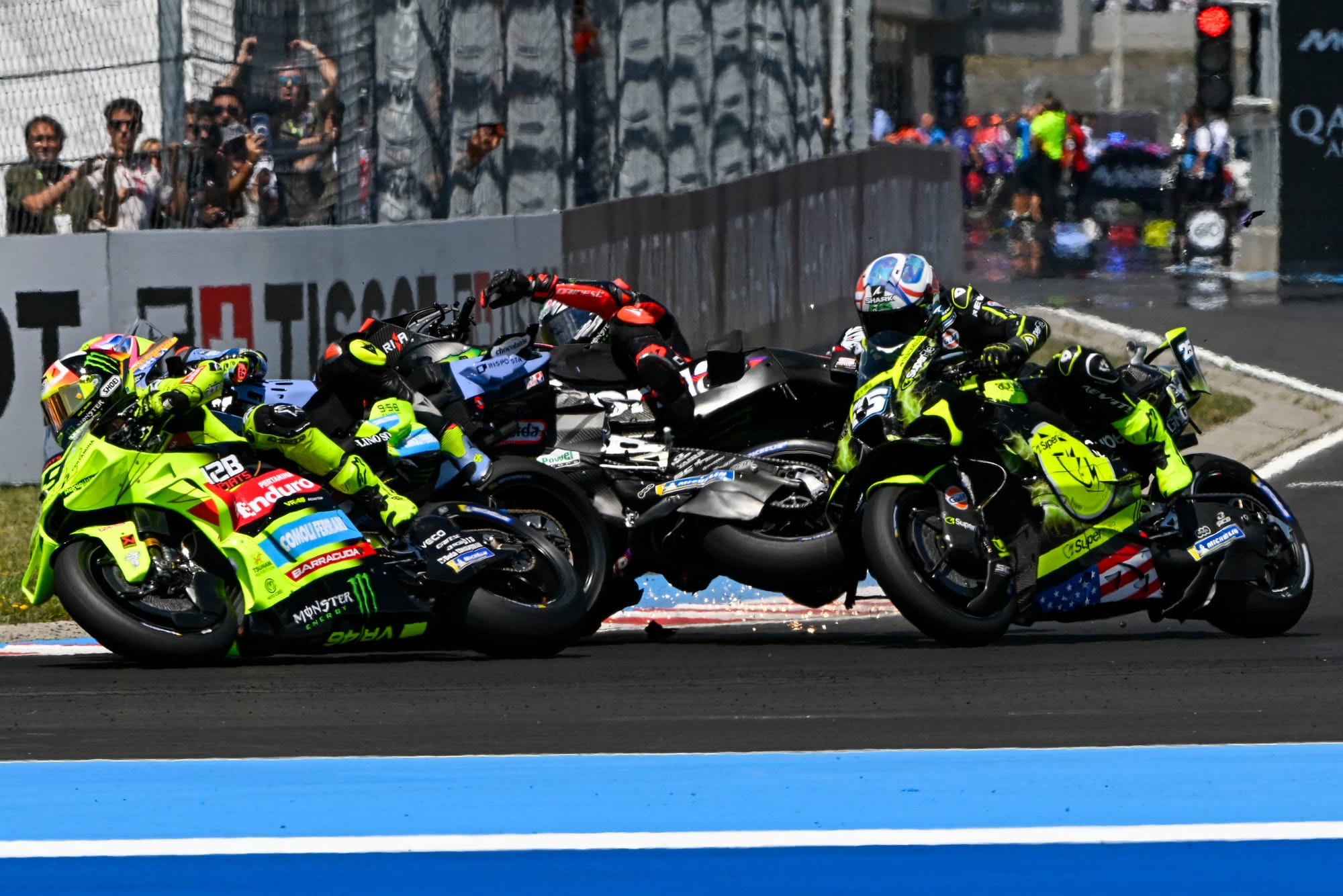 MotoGP en Hongrie : trois éléments qui ont conduit au carambolage du départ à Balaton