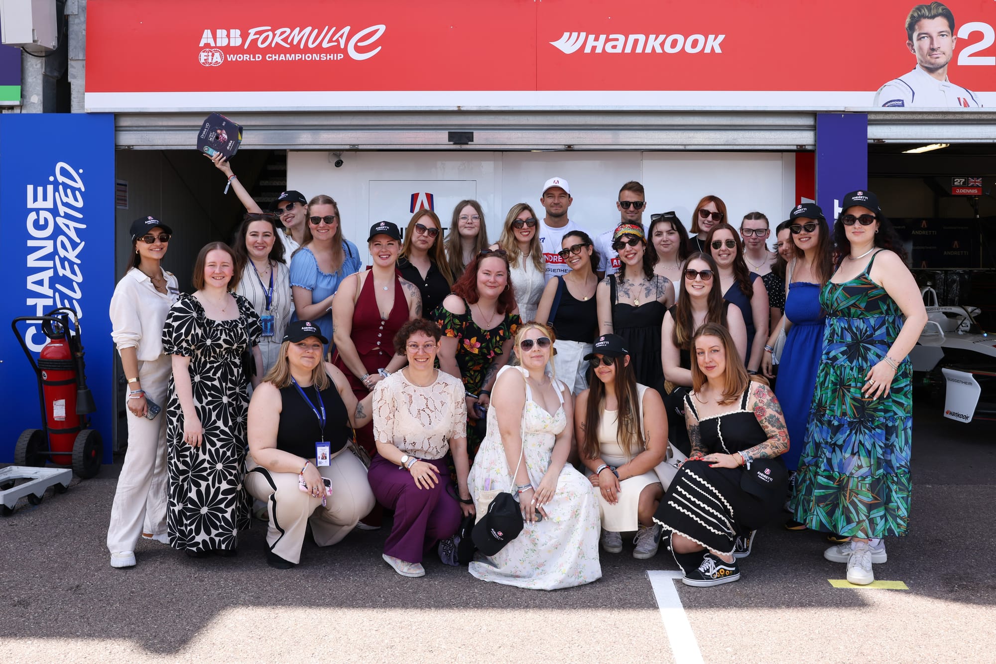 Un autre rassemblement Girls Across the Grid en Formula E