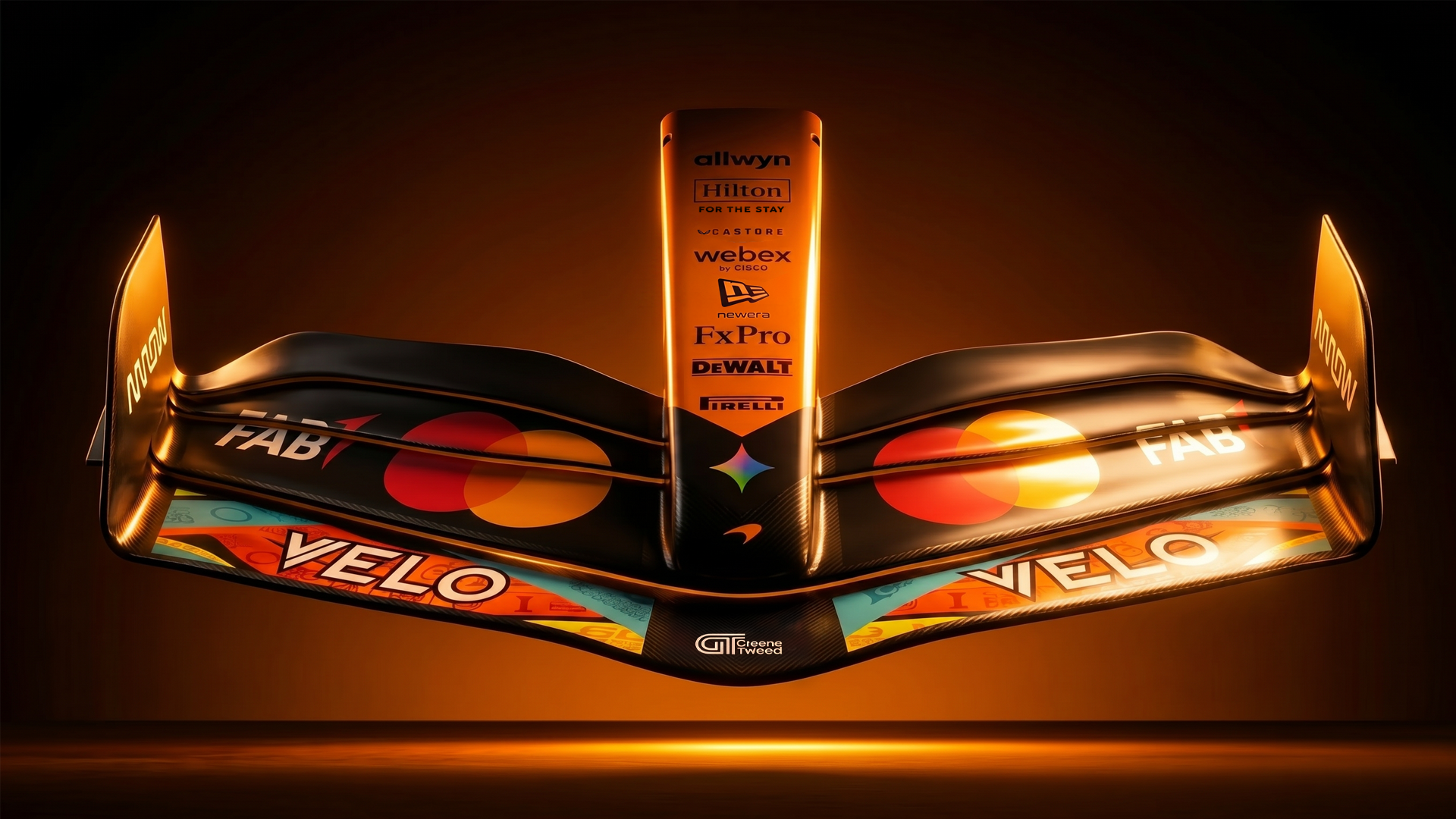 Réplique de l’aileron avant et du nez de la McLaren MCL39