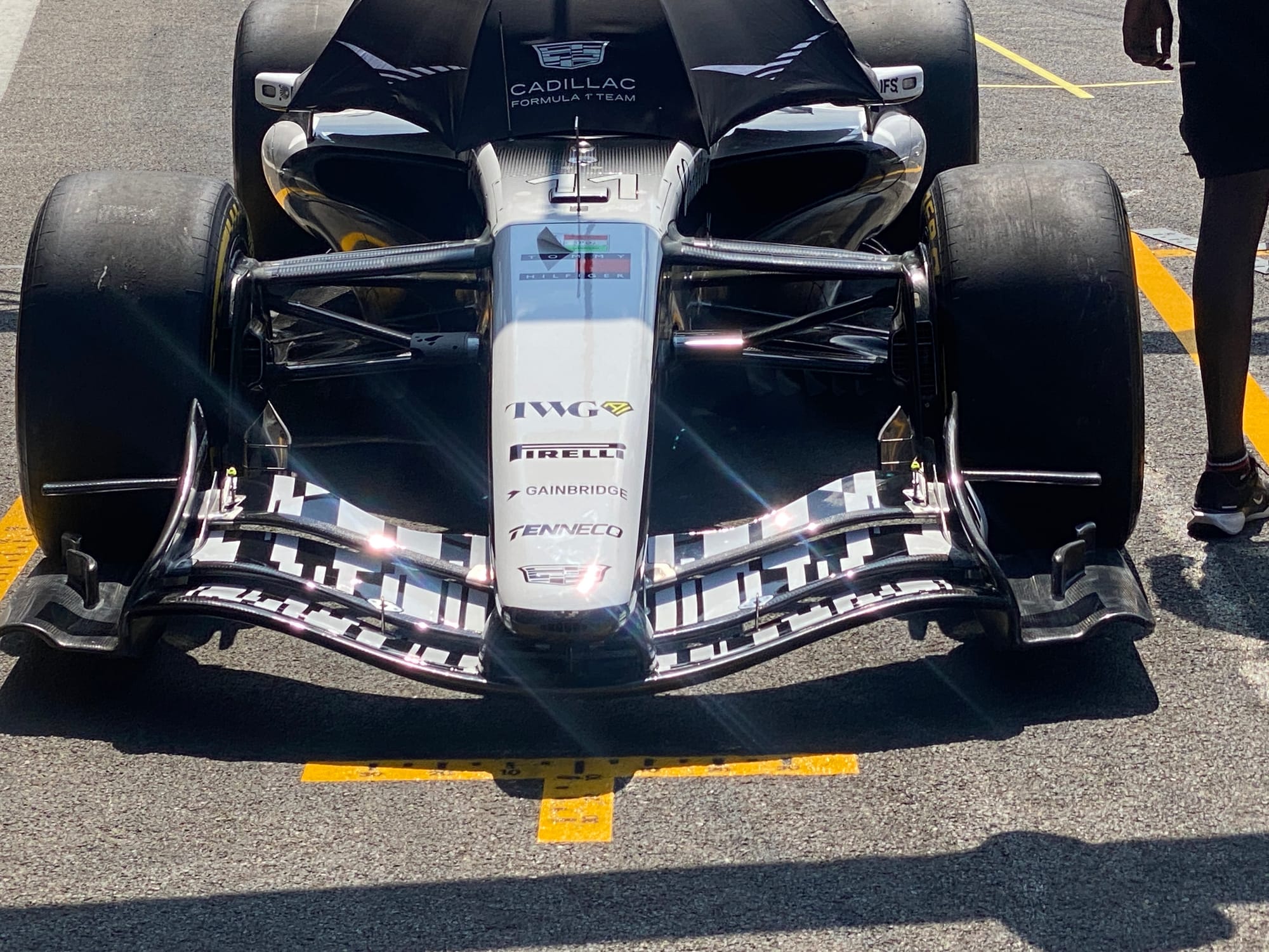 Évolutions techniques en F1 à Spa : détails aérodynamiques en photo
