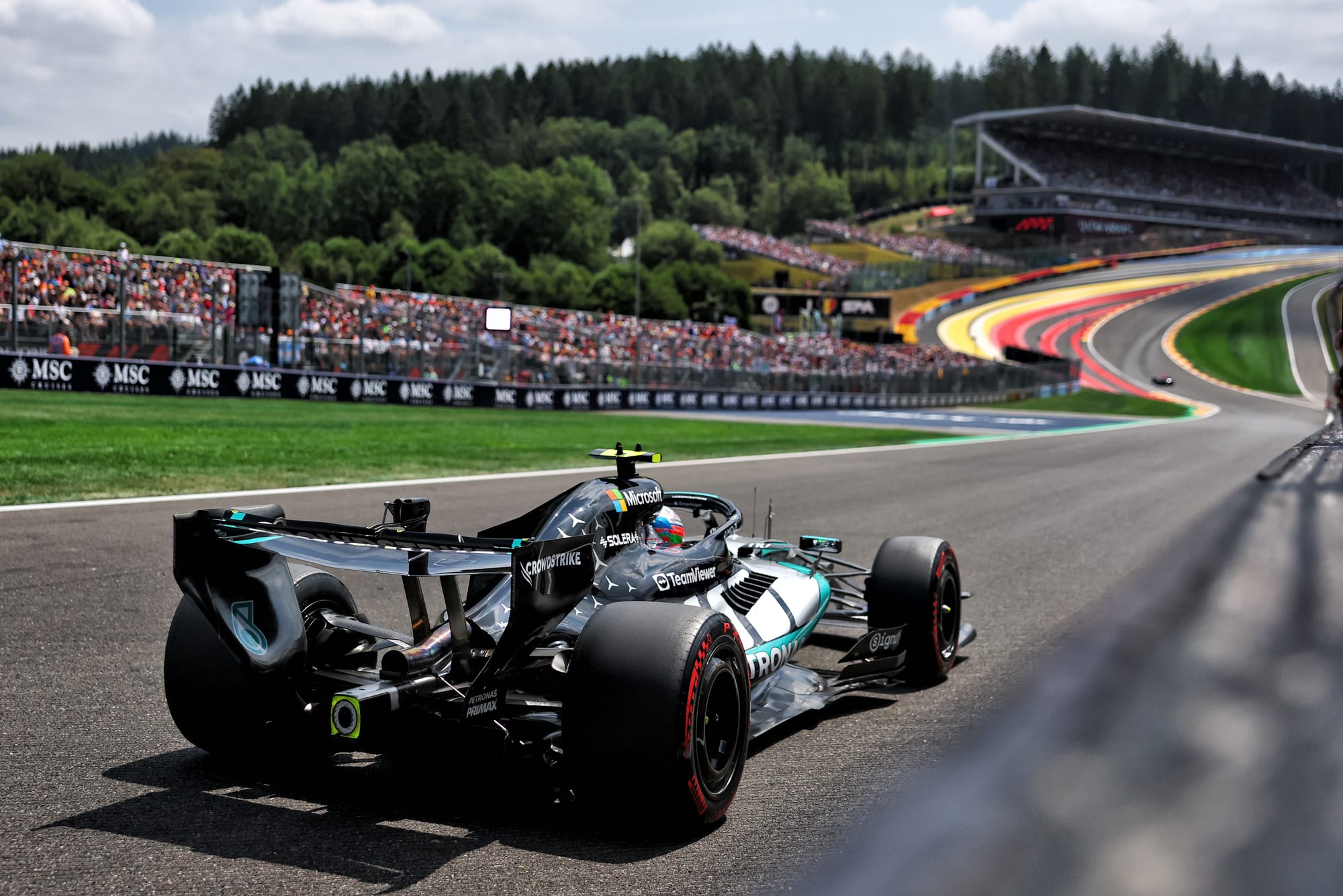 Antonelli frappe fort en EL3 à Spa, Hamilton abîme sa Ferrari juste avant les qualifications