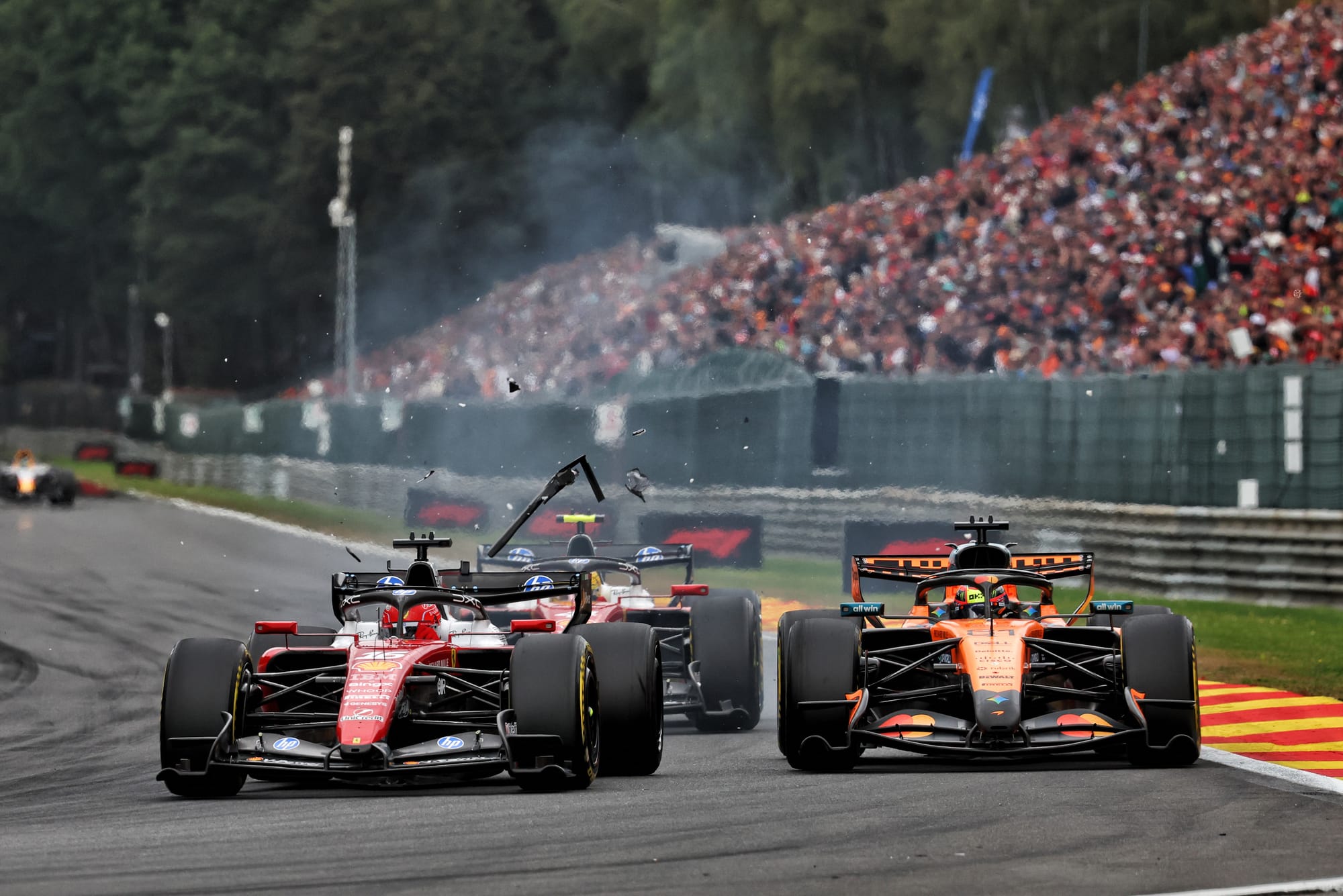 Spa-Francorchamps: Piastri s’inquiète du précédent après le contact avec Leclerc