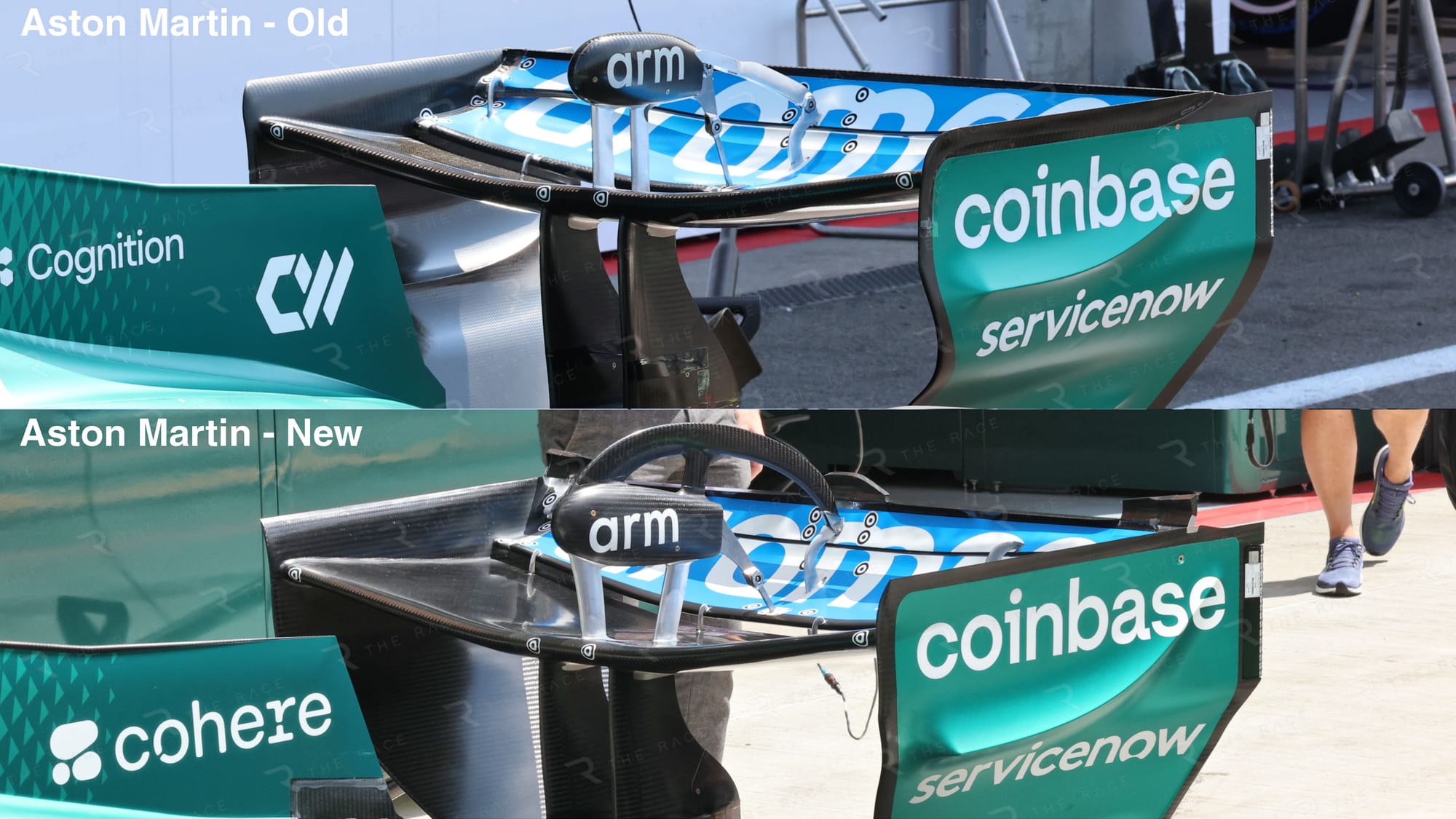 Comparaison détaillée de l’aileron arrière Aston Martin : changements de profils et de cordes
