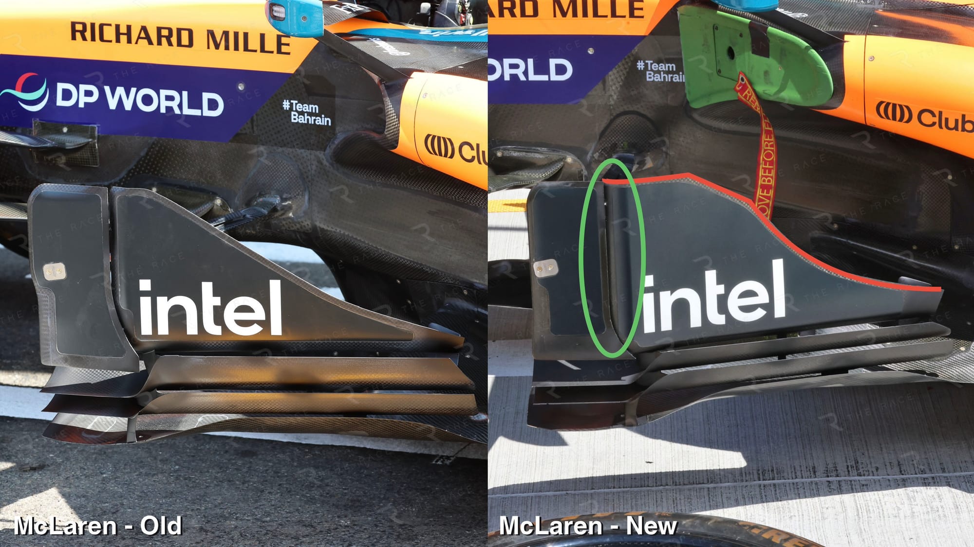 Déflecteurs McLaren : ajustements du bord de fuite et du slot gap
