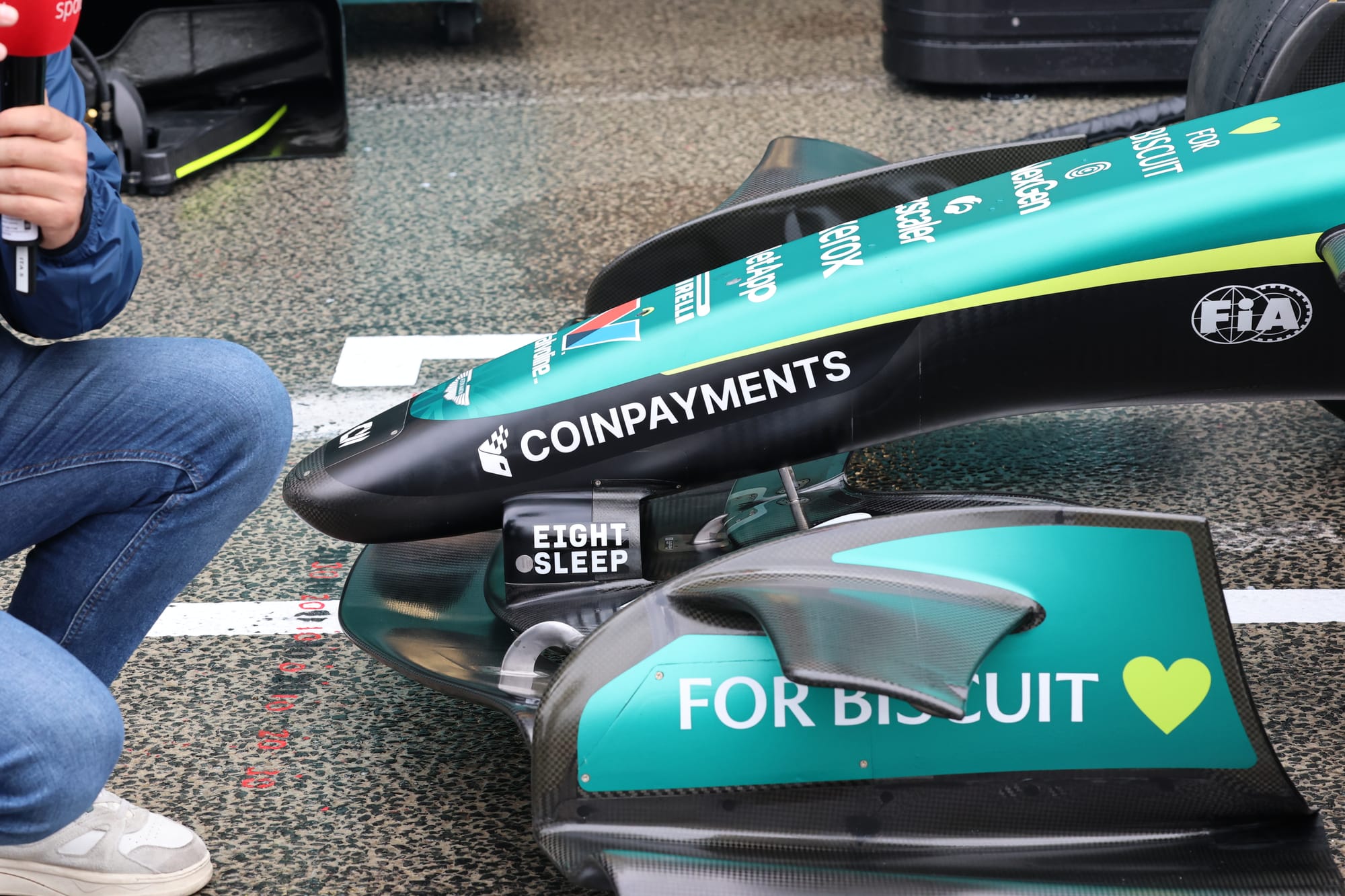 Aston Martin : ajustements sur l’aileron avant avant le GP des Pays-Bas