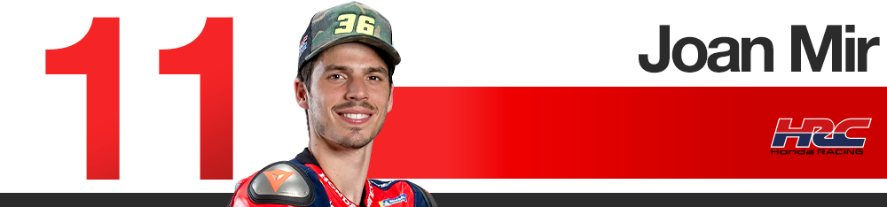 Infographie Honda : classement des pilotes au Grand Prix d'Aragon 2026 (Joan Mir)