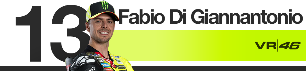 Infographie VR46 : classement des pilotes au Grand Prix d'Aragon 2026 (Fabio Di Giannantonio)