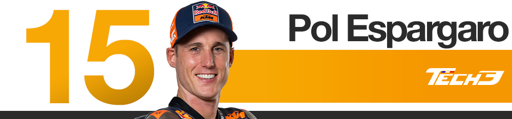 Infographie Tech3 : classement des pilotes au Grand Prix d'Aragon 2026 (Pol Espargaro)