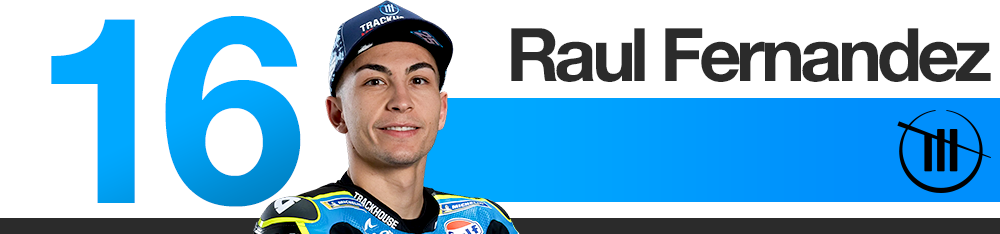 Infographie Trackhouse : classement des pilotes au Grand Prix d'Aragon 2026 (Raul Fernandez)