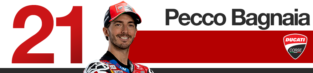 Infographie Ducati : classement des pilotes au Grand Prix d'Aragon 2026 (Francesco Bagnaia)