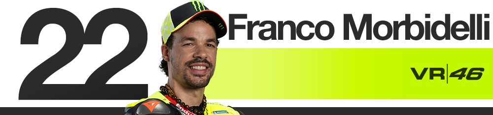 Infographie VR46 : classement des pilotes au Grand Prix d'Aragon 2026 (Franco Morbidelli)