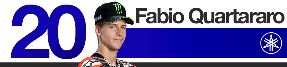 Infographie Yamaha : classement des pilotes au Grand Prix d'Aragon 2026 (Fabio Quartararo)