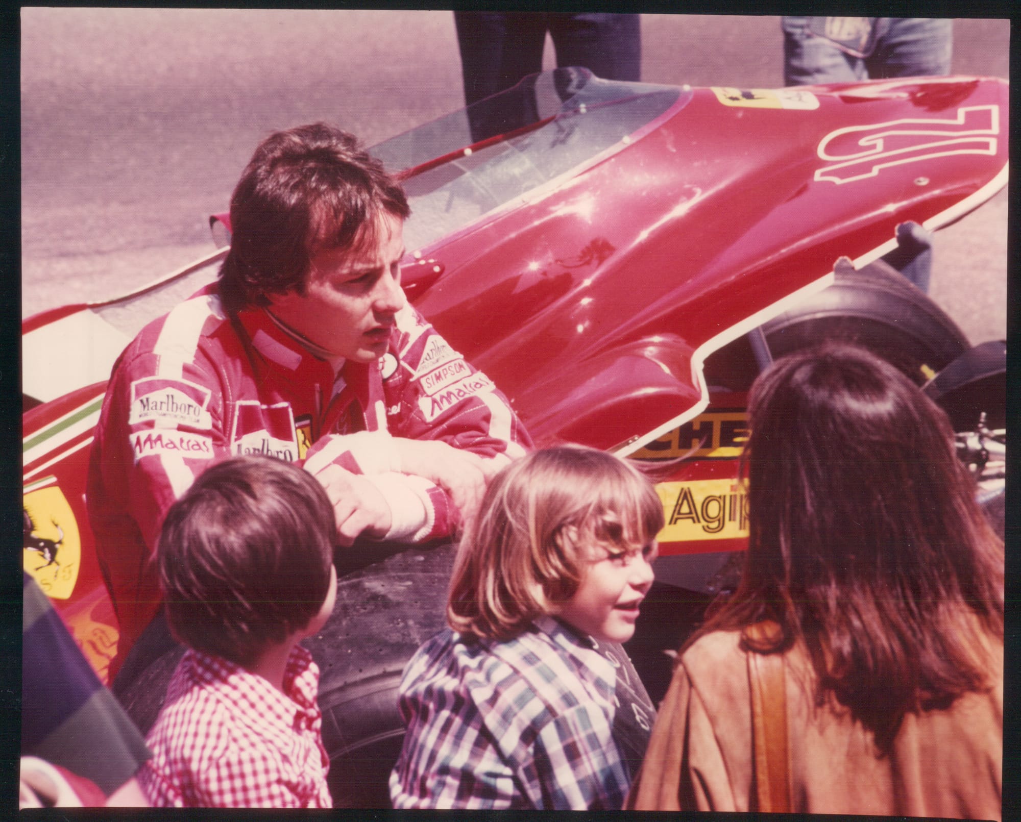 Gilles Villeneuve et sa famille en 1979