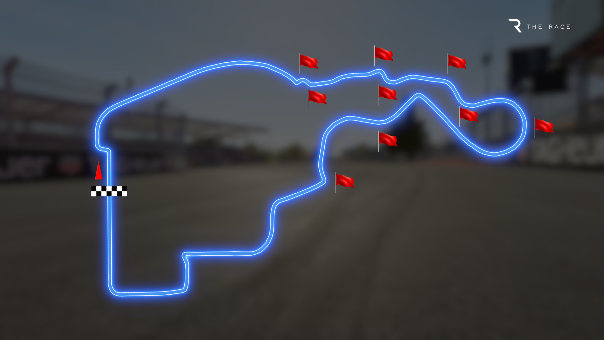 Cartographie des incidents lors du test de F3 sur le Madring