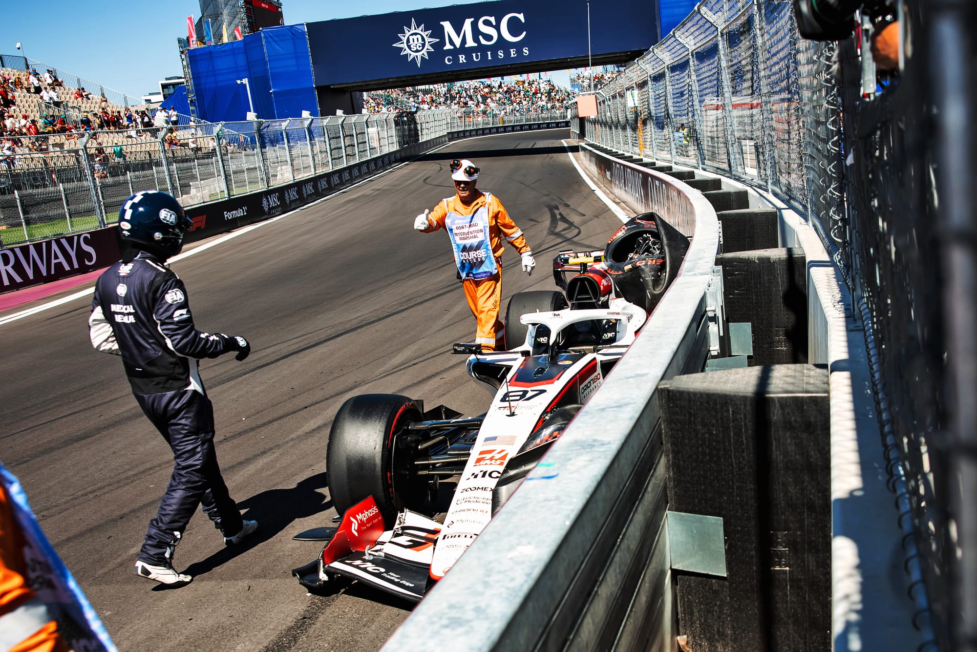 Ce que l’on ressent en voyant un crash de F1 se dérouler devant soi