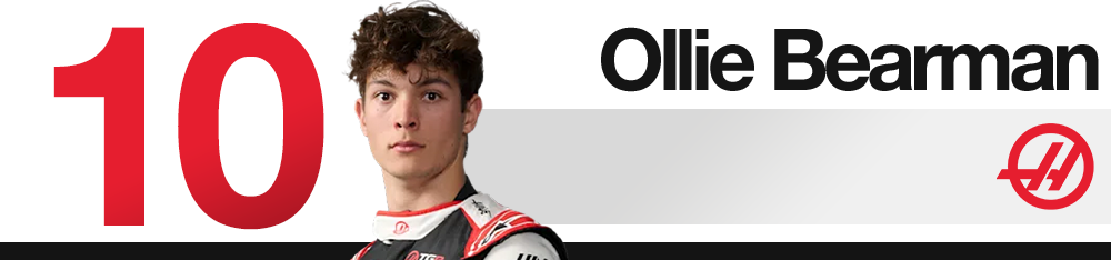 Classement des pilotes - Ollie Bearman (Haas) au GP d’Azerbaïdjan 2026