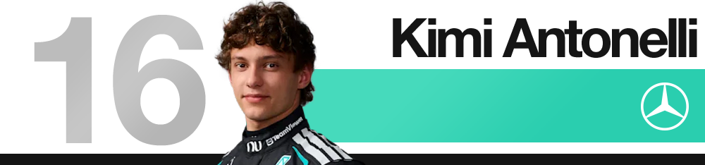 Classement des pilotes - Kimi Antonelli (Mercedes) au GP d’Azerbaïdjan 2026