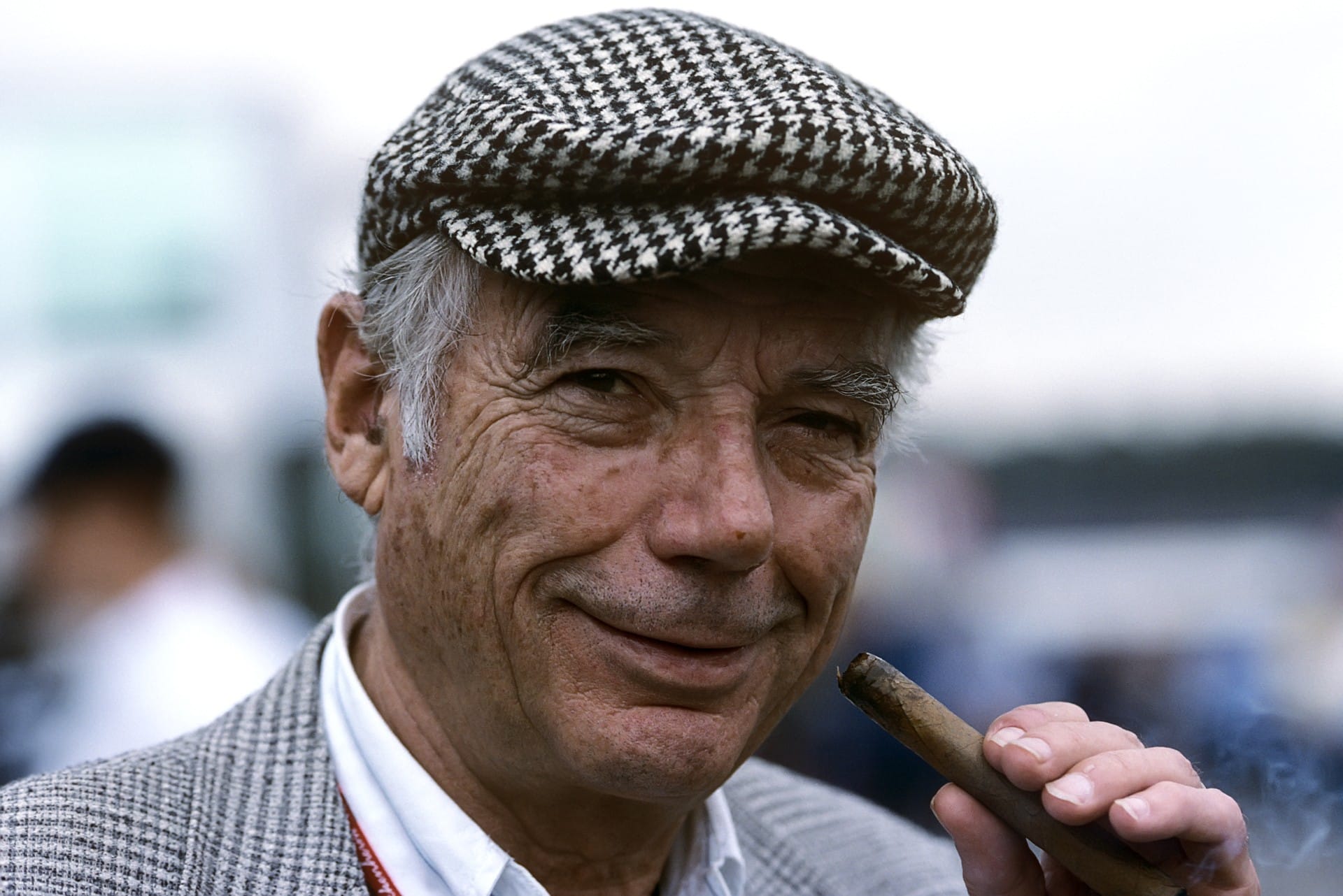 Bernard Cahier photographié à Hockenheim en 1988