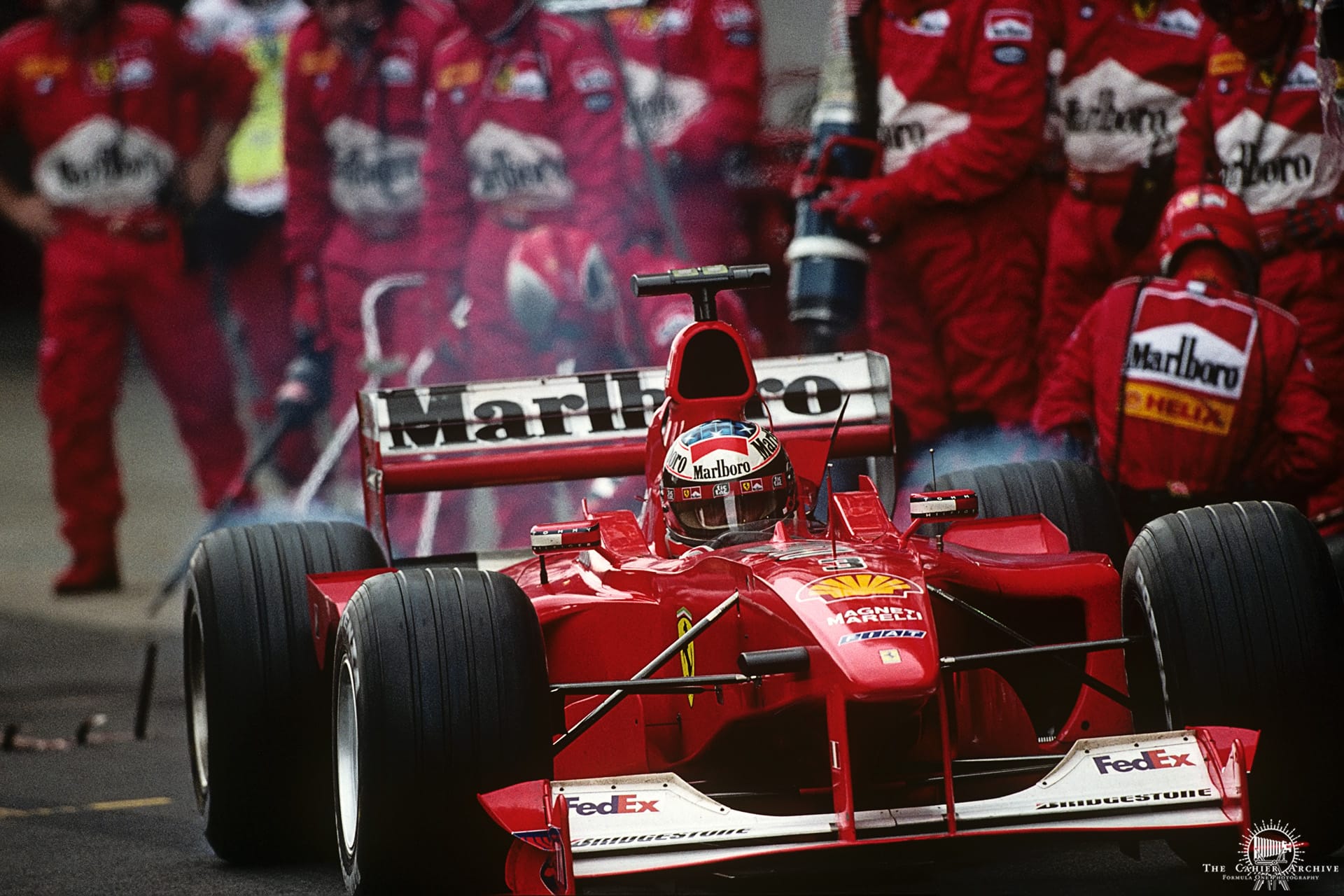 Michael Schumacher au Grand Prix du Brésil 2000