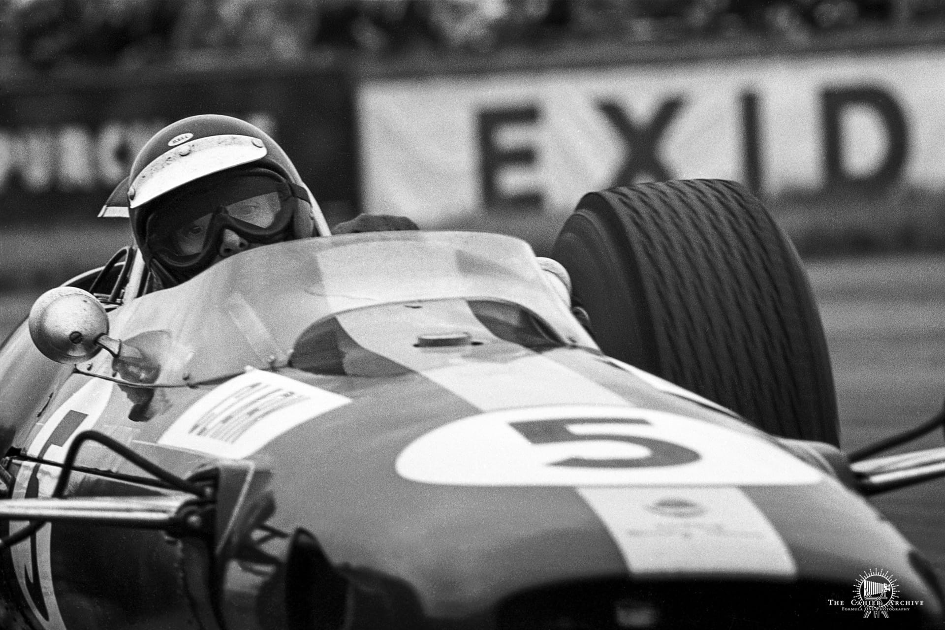 Jim Clark au Grand Prix de Grande-Bretagne 1956