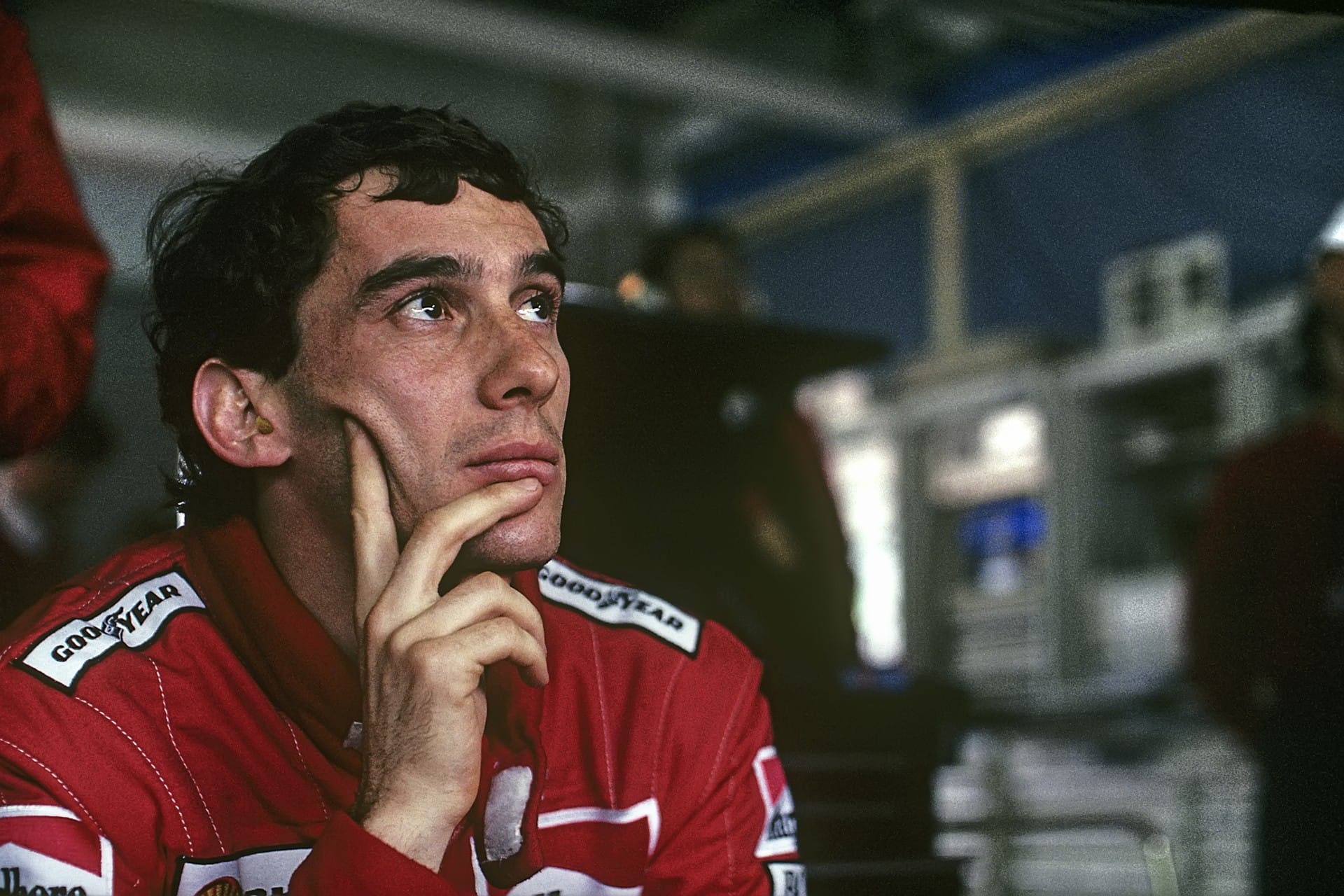 Portrait de Senna au Japon en 1989