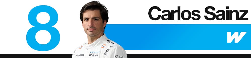 Carlos Sainz (Williams) à Sepang