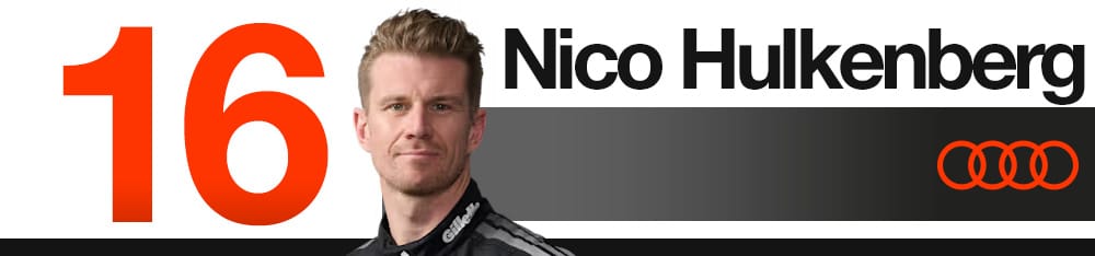 Nico Hülkenberg (Audi) à Sepang