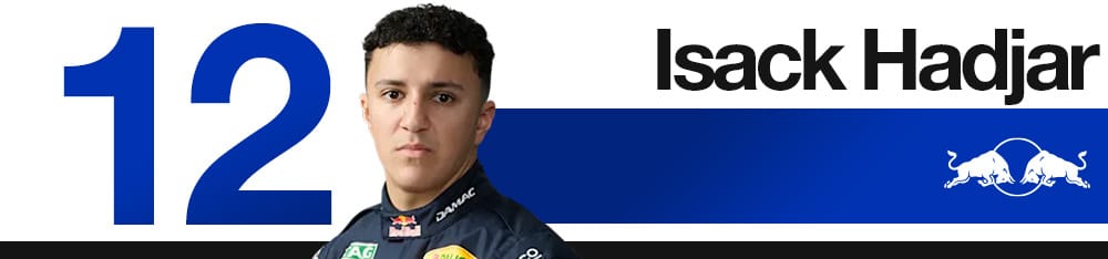 Isack Hadjar (Red Bull) à Sepang