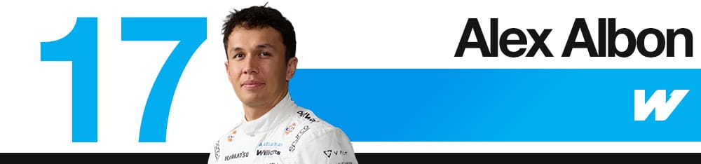 Alex Albon (Williams) à Sepang