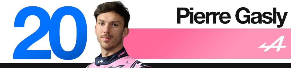 Pierre Gasly (Alpine) à Sepang