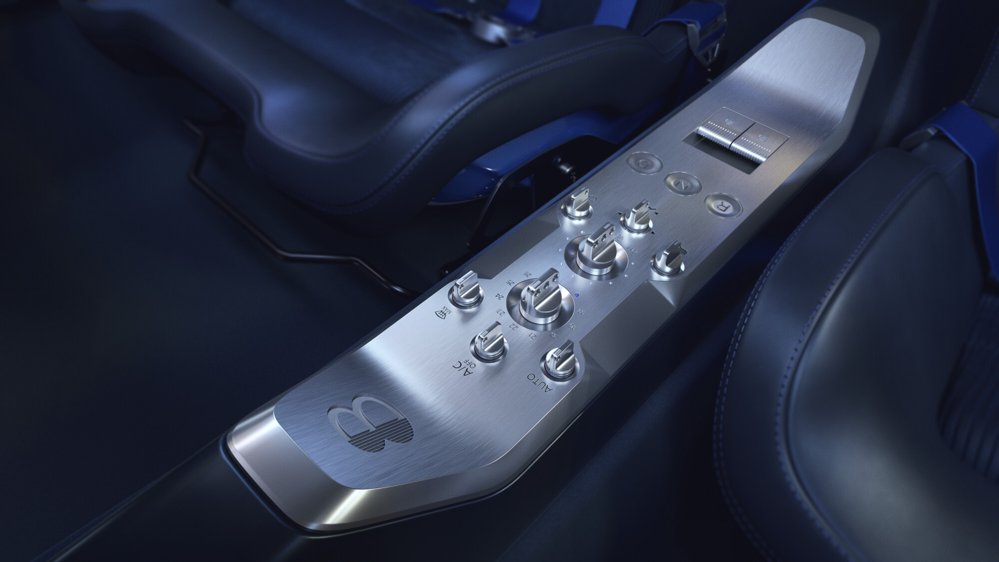 Intérieur du Renault 8 Gordini Concept